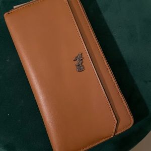 Coach brown leather wallet